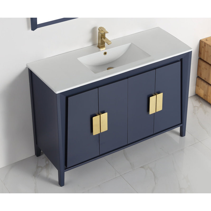 Meuble-lavabo simple l 47,75 po x P 18,5 po x H 33,5 po