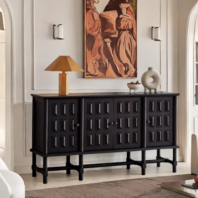 French Vintage Solid Wood Multi-Function Sideboard