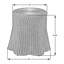 Cabo Woven Rattan End Table-2071721084