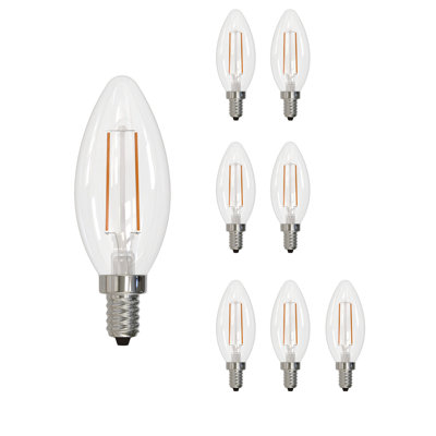 4 W (équivalent à 40 W), DEL B11, ampoule à intensité variable, blanc froid (4000K) E12 / base candélabre