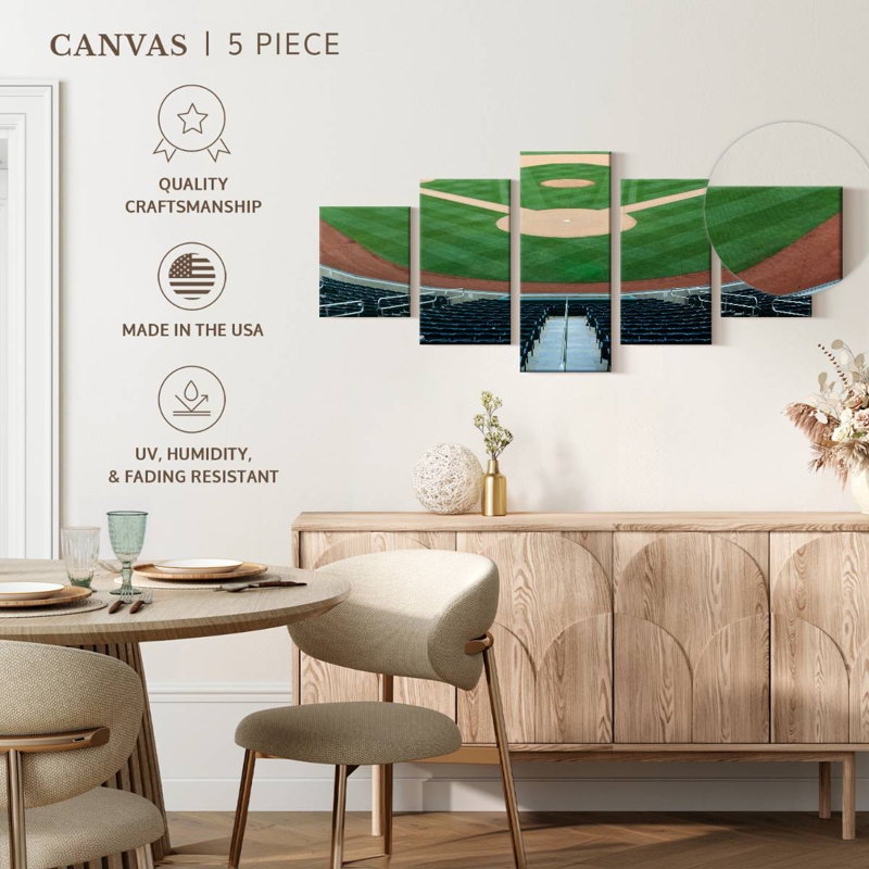 Baseball Stadium, 24" H x 55" W