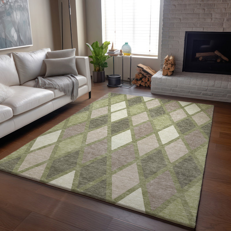 Tapis en aloès Prisco lavable à la machine de qualité supérieure, Rectangle 2 pi 6 po x 3 pi 10 po