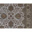 Tapis ivoire et doré de haute qualité noué à la main