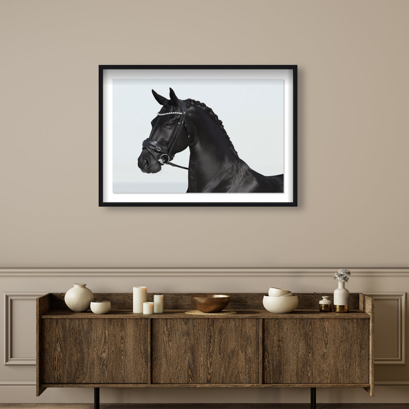 Midnight Majesty II Framed Graphic Art, 11.5"H x 16.5"W, Black Shadowbox