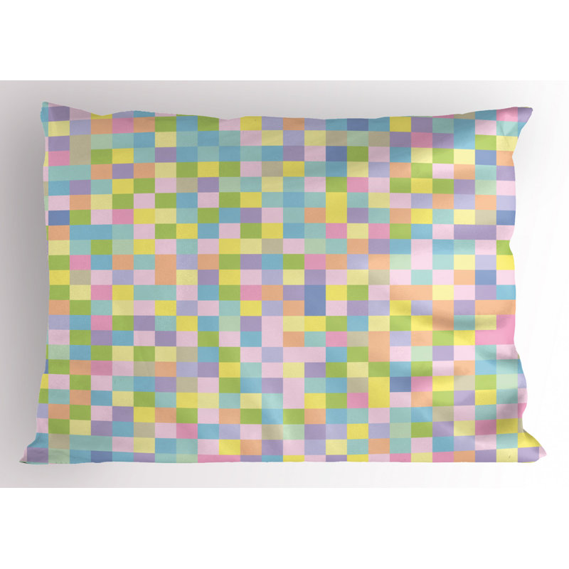 Polyester Geometric Sham Set, Twin
