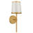 Windley 1-Light Brushed Gold Wall Sconce
