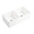 Apron Front White Ceramic Sink - , Double Bowl Undermount, Colorfast, 33"X18"X10", 93Lb, Bowl, Fade, 18"X10"X33",