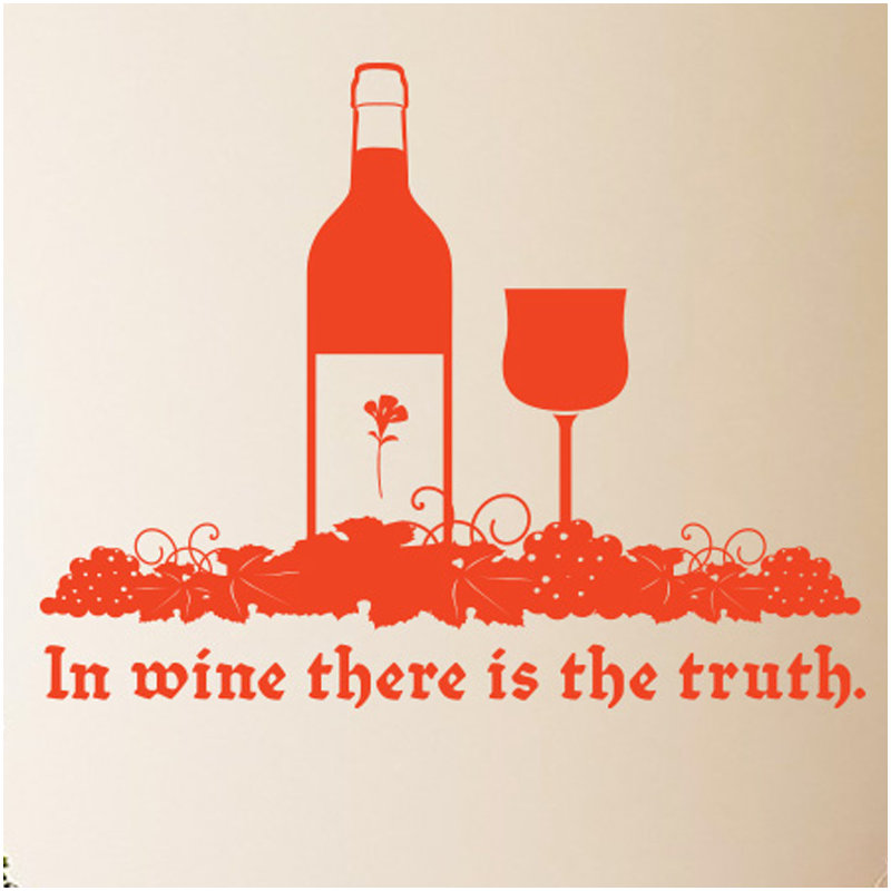 Food & Beverage Wall Decal, Medium, Orange