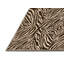 Tapis brun à imprimé animal-1320879107