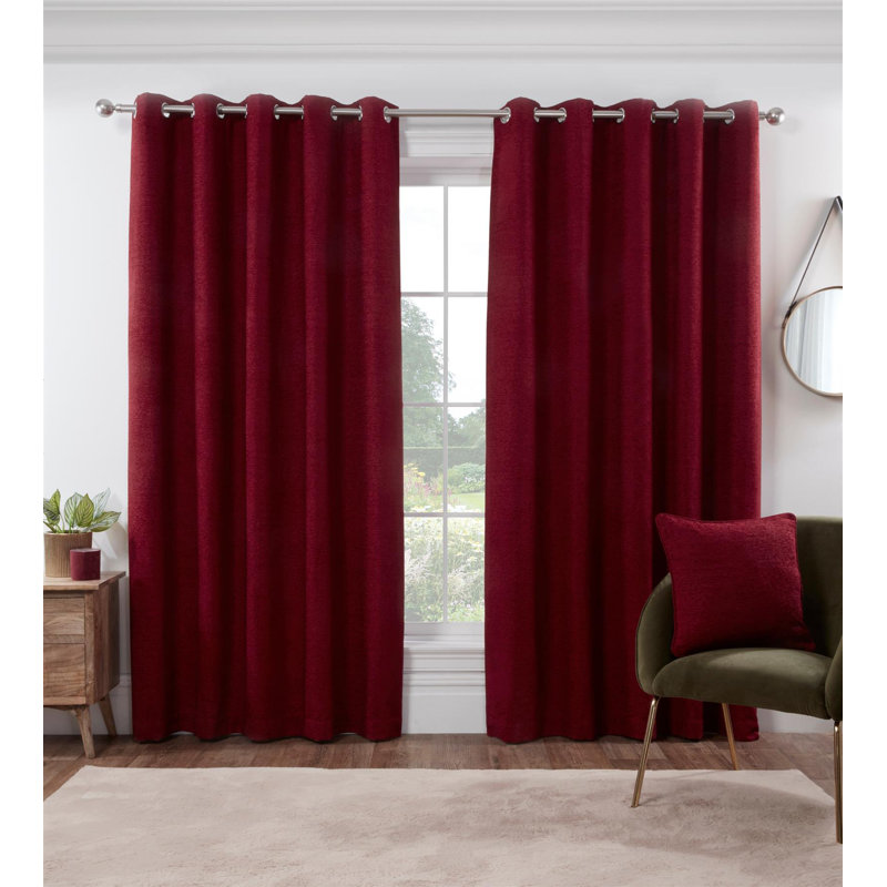 Kelia Room Darkening Curtain, 229 W x 229 D cm