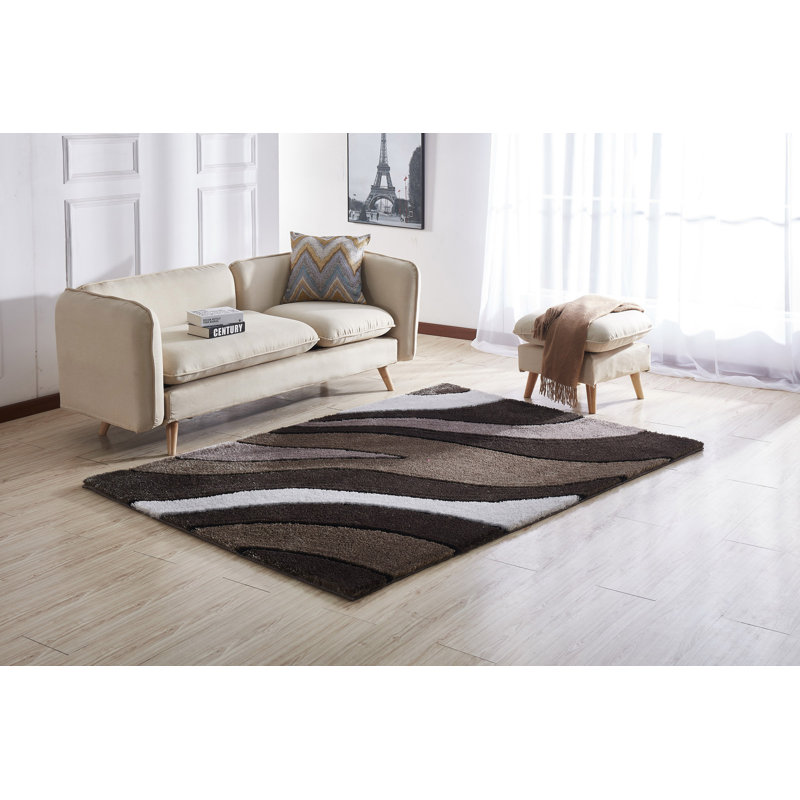 Soft Pile Hand Tufted Shag Area Rug