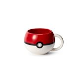 Pokemon Pokeball Molded Ceramic Coffee Mug
