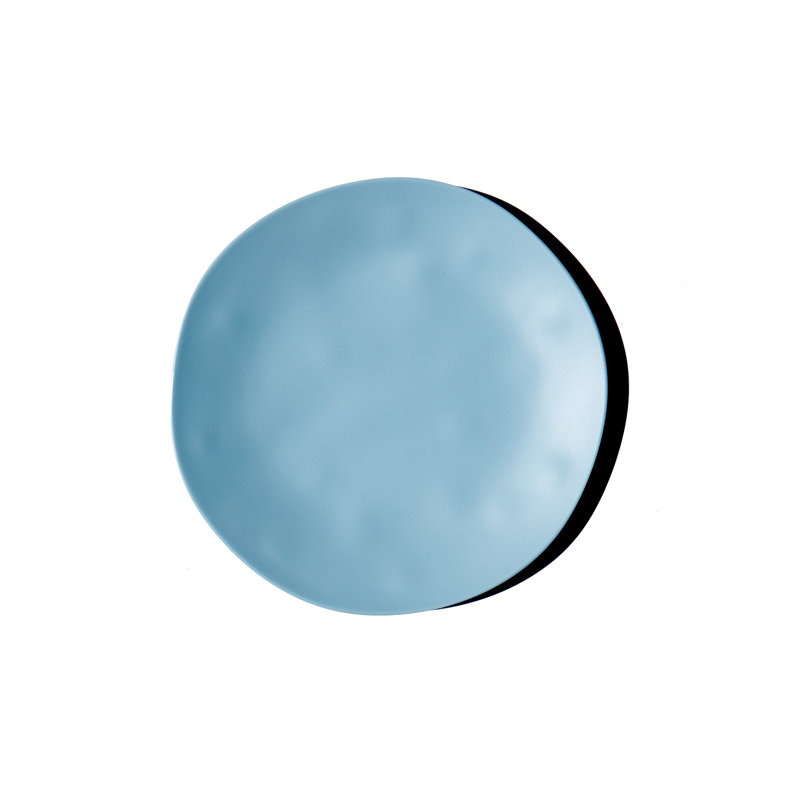Assiette à salade organique en mélamine NewWave - bleu - 8,5 po - ensemble de 6, Bleu
