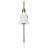Kanako Steel Armed Sconce-1234625924