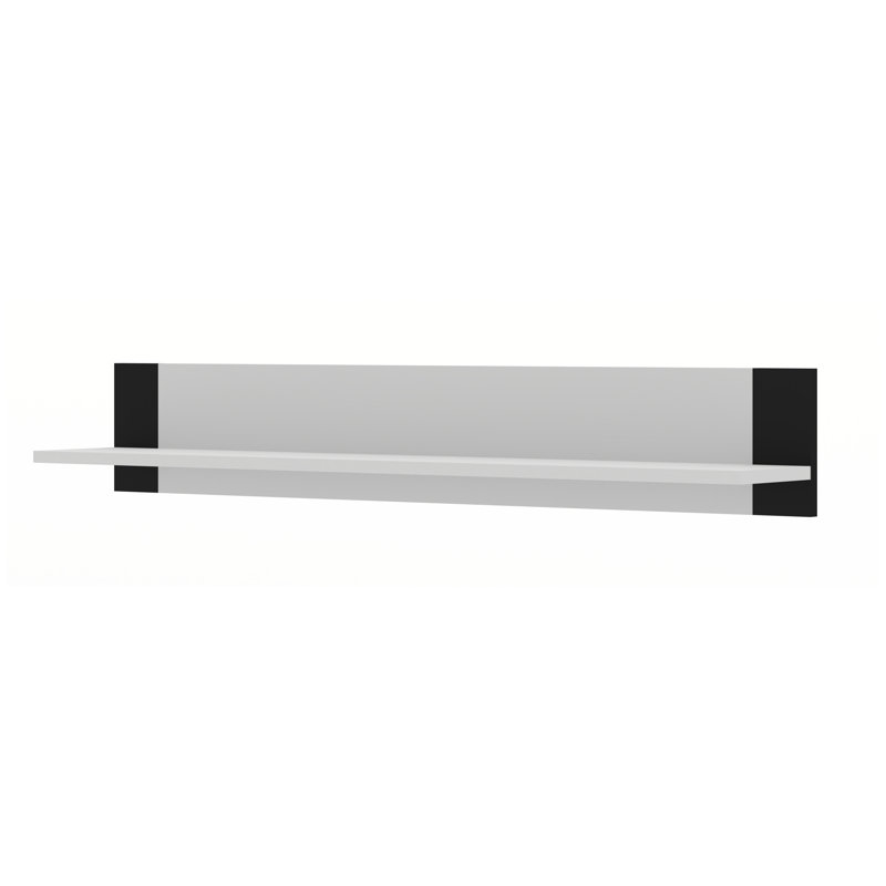 Maja Floating Shelf, White/Black