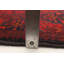Tapis en laine rouge/noir 5 pi 2 po x 6 pi 5 po main one-of-kind-noué la 2010 Esari Turkman