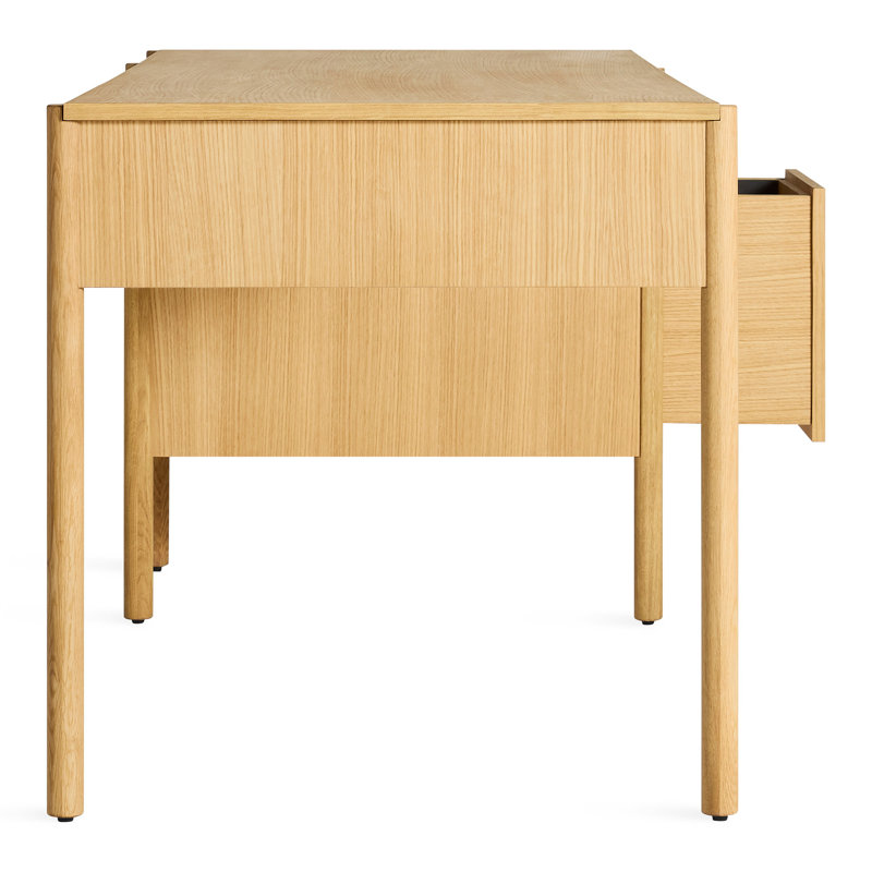 Cursive Desk, White Oak