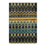 Contemporary One-of-a-Kind Rectangle 4'6" X 6'5" Hand Knotted Area Rug