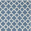 Tapis bleu en laine touffeté à la main Cannen-327946963