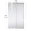 Porte de douche coulissante simple sans cadre de 47 à 48 po x H 76 po-85752670
