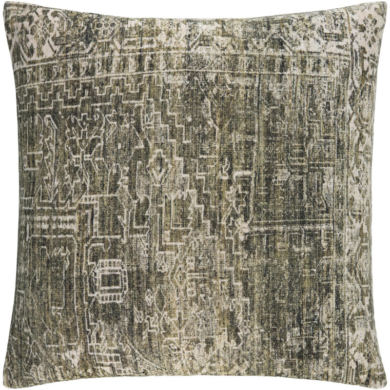 Galey Alix X Livabliss Toole Accent Pillow, Green, 20"H x 20"W, Polyester