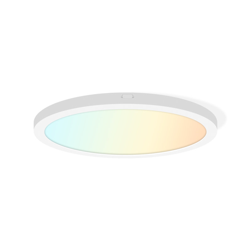 Jenivieve LED Round Slim Flush Mount Ceiling Light,5/7/9/12/16/24 inch LED Close To Ceiling Light for Bedroom, Kitchen, Office,Closet,Laundry Room