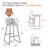 Labria Upholstered Counter Stool with Metal Frame-1358592807