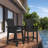 Wolak HDPE Outdoor Adirondack Chair Set With Table-920299637