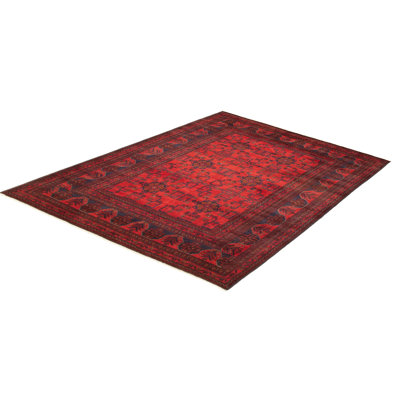 Shorey One-of-a-Kind 5'11" X 7'7" 2010s Wool Area Rug in Red
