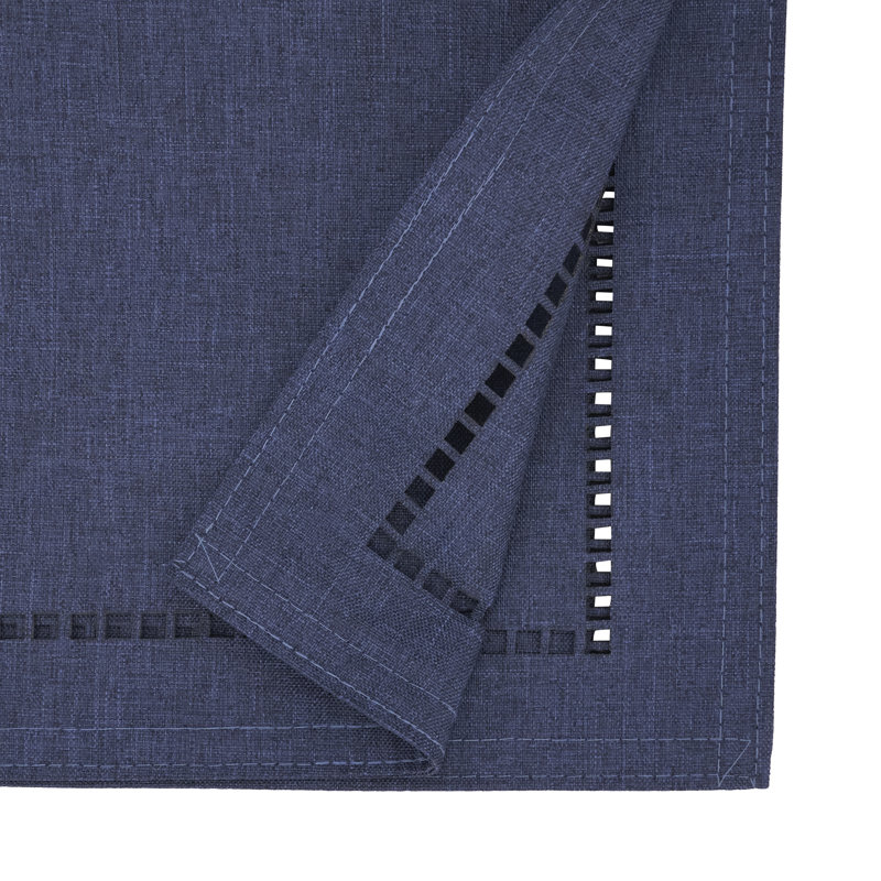 Neith Polyester Rectangle Table Runner, 108" x 14", Blue