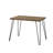Fawn Wooden Writing Desk with Metal Hairpin Legs
