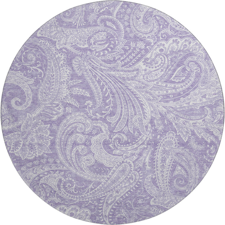 Premium Machine Washable Arnette Lavender Rug