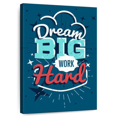 Tergel Dream Big Work Hard