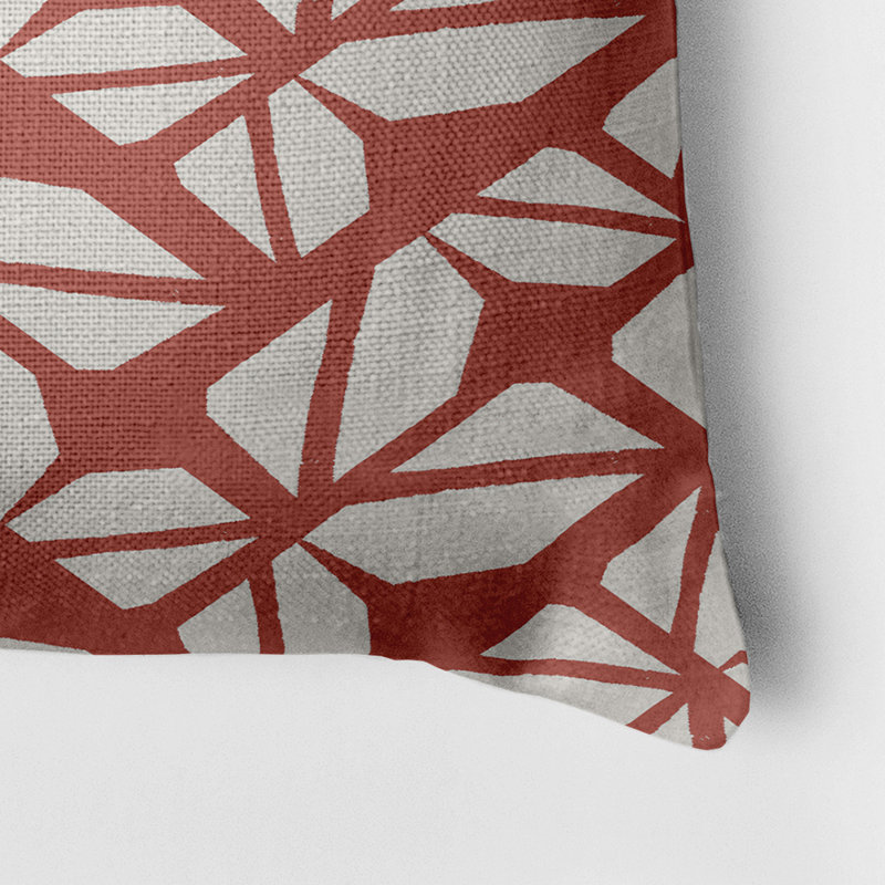 Housse et insert de coussin extérieur d'extérieur, Terra Cotta