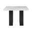 Ensemble de table de bar et tabouret de bar blanc MIKHA