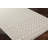 Lavande Checkered Wool Area Rug in Tan/Ivory-2143146944