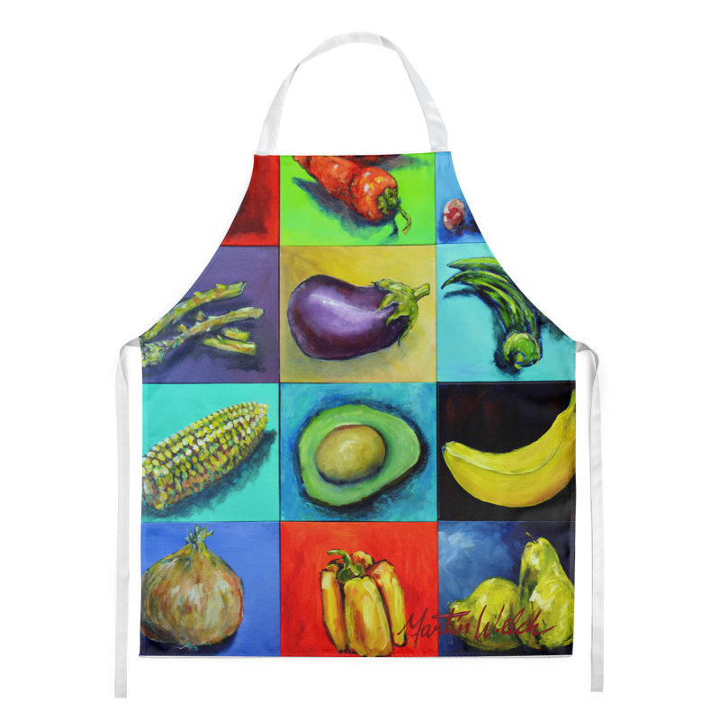 No Pattern Bib Apron