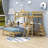 Erastes Kids Twin Over Full Bunk Bed with Drawers-164740103