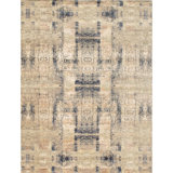 Himalayan Art Hand Knotted Abstract Area Rug