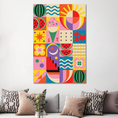 «Summer Time», reproduction d'art sur toile tendue