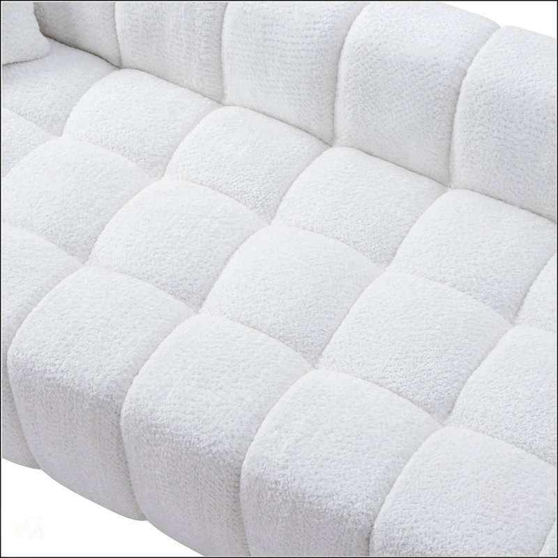 Canapé Marshmallow, Boucle blanc
