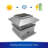 Low Voltage Solar Powered Integrated LED Metal Fence Post Cap Light Pack-50560796