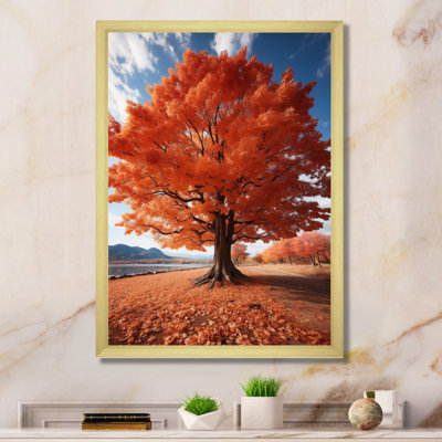 «USA Autumn Splendor Tree», reproduction d'art sur toile