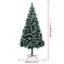 Artificial Christmas Tree with 300 LEDs with Stand-257512289-257512296
