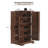 Farmhouse Kitchen Pantry with 10 Door Shelves ,Wood Storage Pantry Cabinet with Magnetic Barn Doors & Adjustable Shelves-1958694039