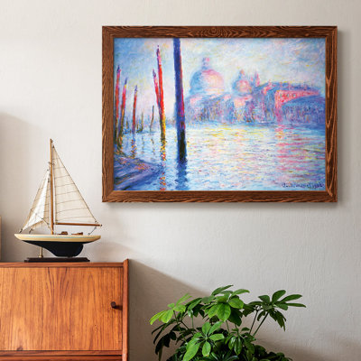 Canal Grand, peinture sur toile encadrée