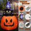Chat de sorcière gonflable d'Halloween 5,3 pi en citrouille