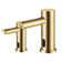 Solo Brushed Gold Commercial Automatic Dual Touchless Sensor Faucet – Elegant, Hygienic, and Efficient
