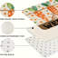 Ensemble de 2 tapis de cuisine carottes et lapins