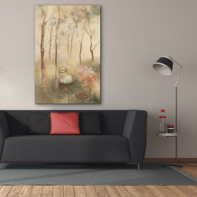«Table For Two Crop» par Cheri Blum, art mural sur toile, 12 po x 18 po, H 60 po x l 40 po x P 1,5 po